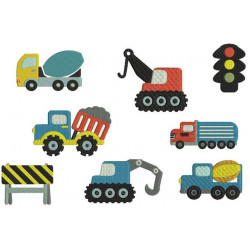 Stickdatei - Baustelle